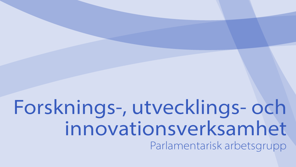 Graafinen kuva, jossa lukee tutkimus- kehittämis- ja innovaatiotoiminnan työryhmä
