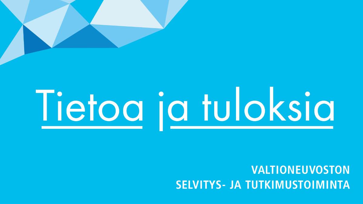 tietoa ja tuloksia banneri